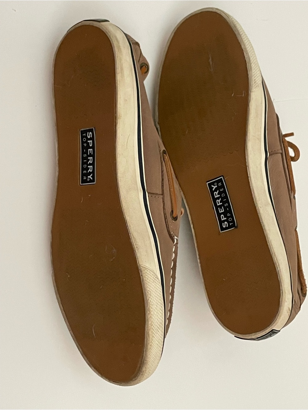 Sperry Women’s Brown Leather Boat Shoes - Picture 2 of 3
